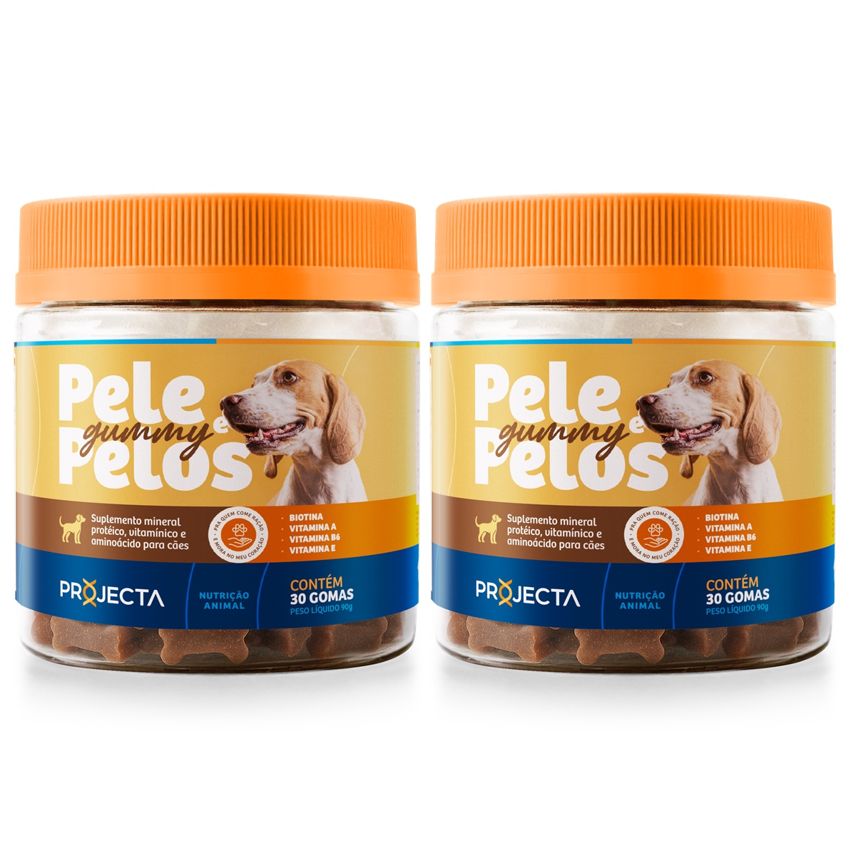 Kit 2 Potes Projecta Pele e Pelos