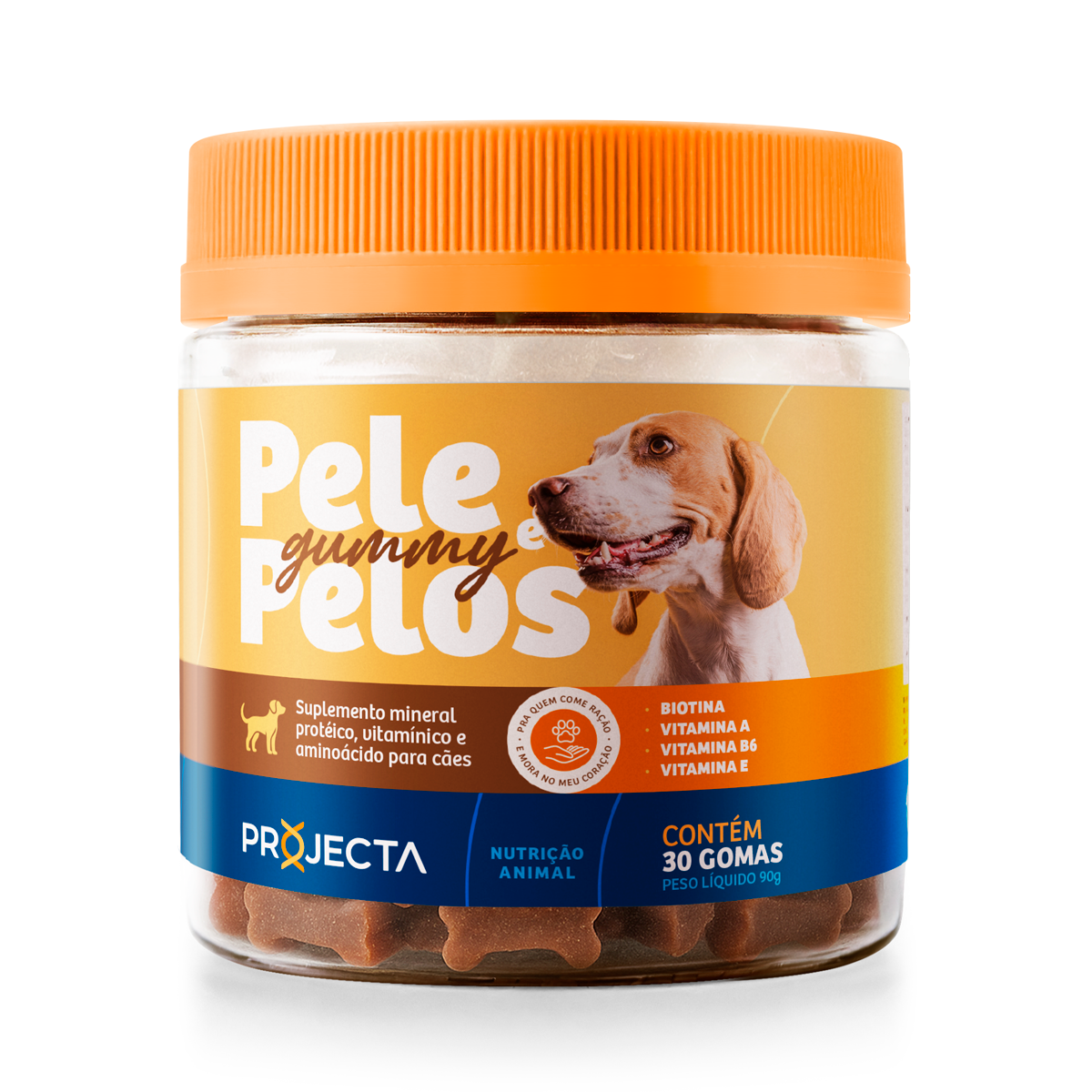 Projecta Pele e Pelos Gummy — 30 gomas